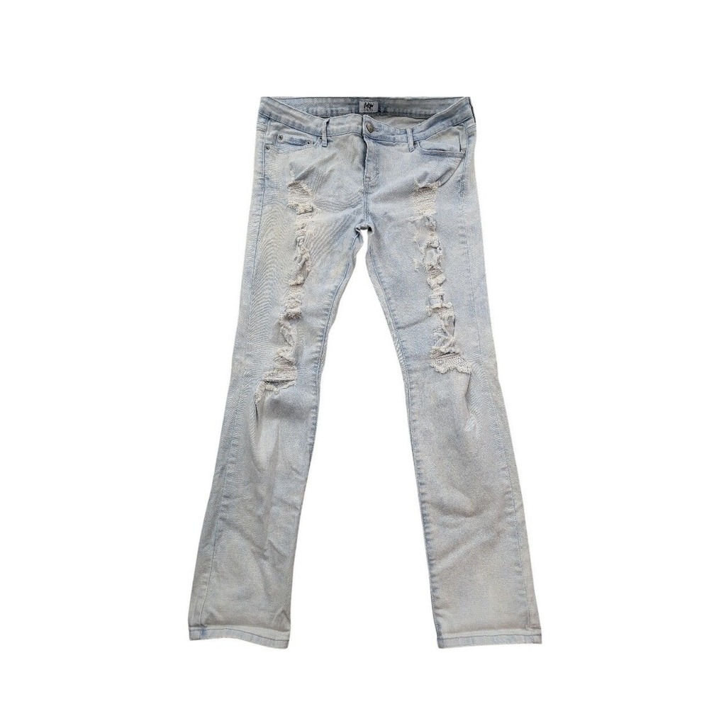 Tokyo Darling Light Blue Distressed Skinny Jeans